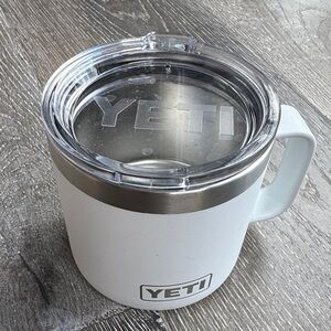 YETI White Stainless Steel Tumbler